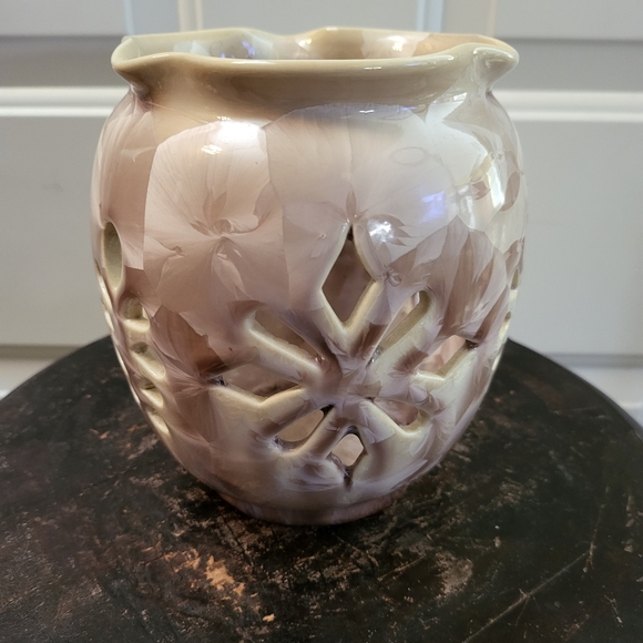 Mitchell Duly Crystalline Porcelain Luminare Candle Holder 6" - Picture 5 of 6